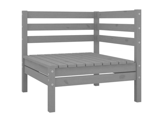 Gray Pine Wood Outdoor Furniture Set - dlz1766461624726
