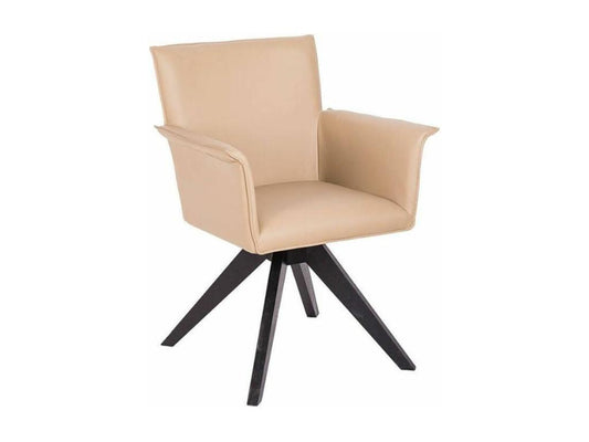 Black Faux Leather Chair