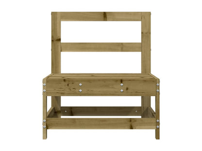 Brown Pine Wood Sofa - dlz1766461879865