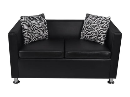 Black Leather Sofa - dlz1766461649032