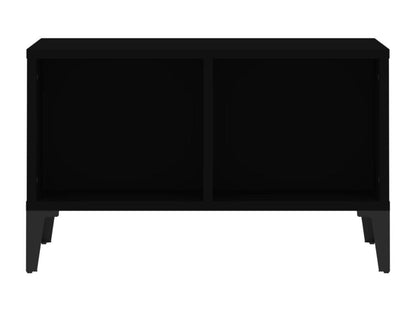 Black Engineered Wood Coffee Table, 60 x 50 x 36.5 cm