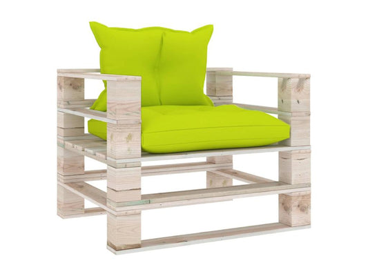 Green Pine Wood Sofa