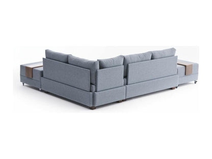 Blue Fabric Sofa Bed - dlz1766461848489