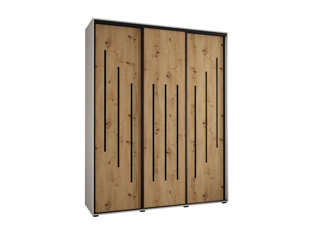 White Wardrobe, 200 x 60 x 235.2 cm - dlz1766461619042