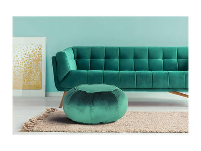 Green Velvet Ottoman