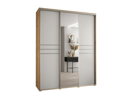 White Wardrobe, 190 x 45 x 235.2 cm