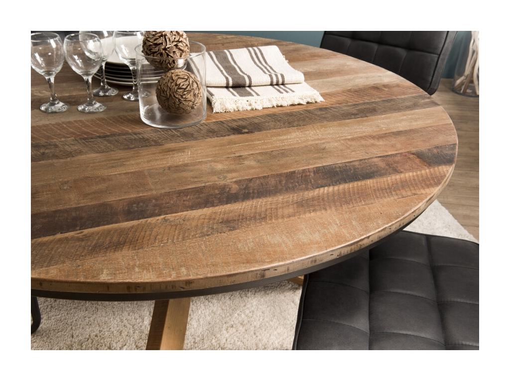 Brown Dining Table, 130 x 130 cm