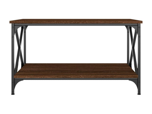 Brown Engineered Wood Coffee Table, 80 x 50 x 45 cm