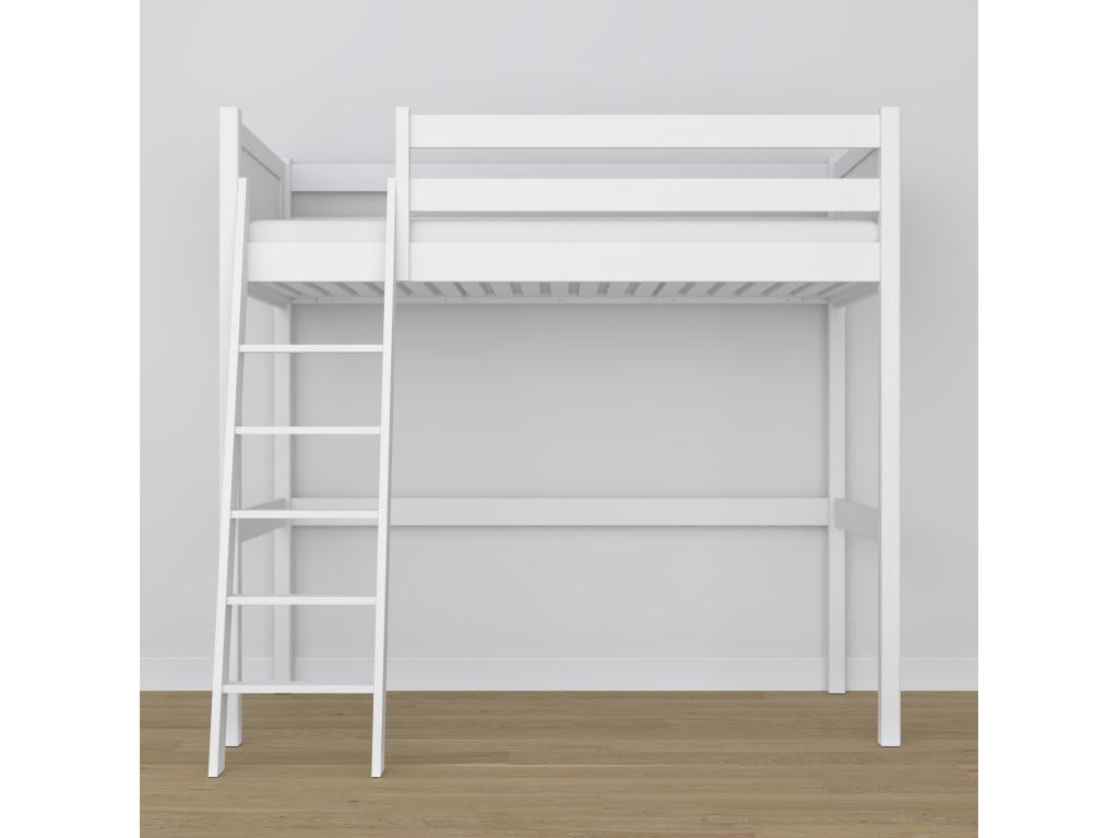 White Bed, 100 x 180 cm