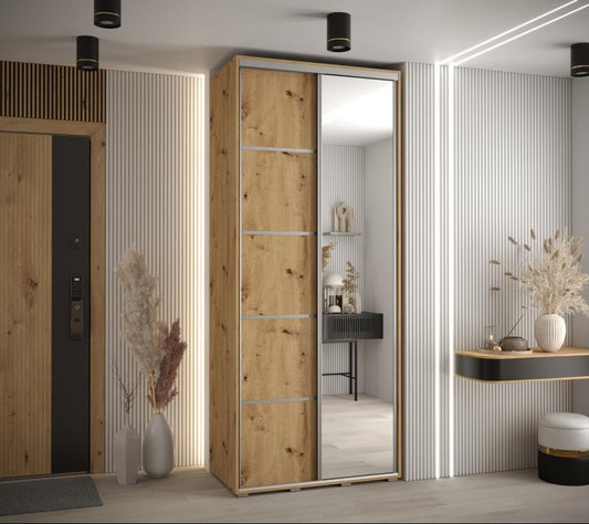 Natural Wardrobe, 100 x 45 x 235.2 cm