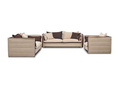 Beige Fabric Sofa