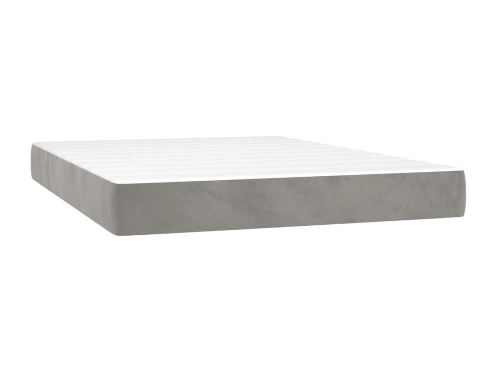 White Velvet Mattress, 140 x 200 cm