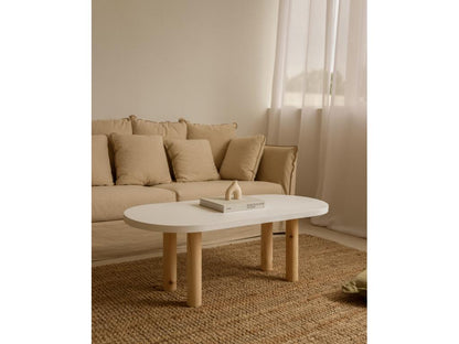 Beige Coffee Table, 120 x 40 cm